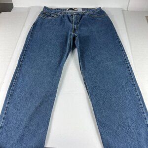 Y2K Levi's Jean Men 36x29 550 Relaxed Straight Blue Faded Cotton Denim Tag 38x30